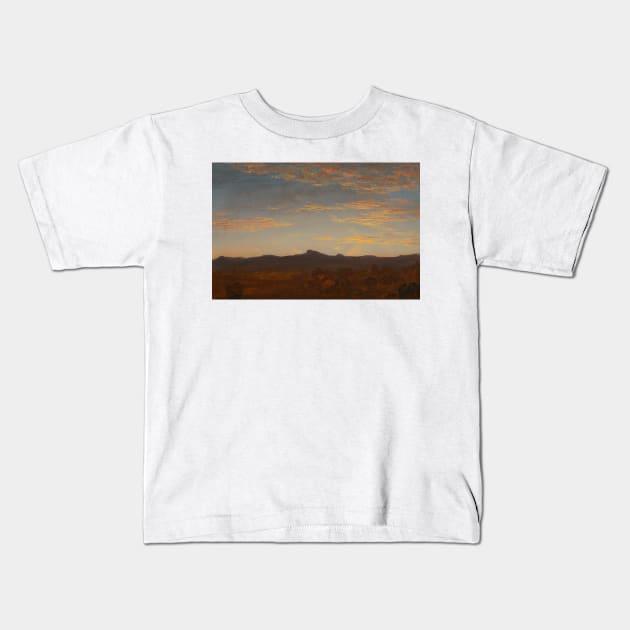 Study for Catskill Creek by Thomas Cole Kids T-Shirt by Classic Art Stall